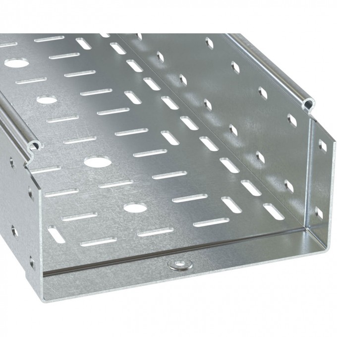 Лоток листовой перфорированный DKC 300х100 L3000 сталь 0.7мм 35344