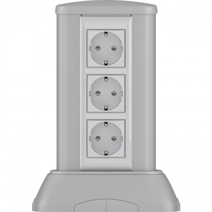 Миниколонна алюминиевая DKC 0.25м серый металлик RAL 9006 19524